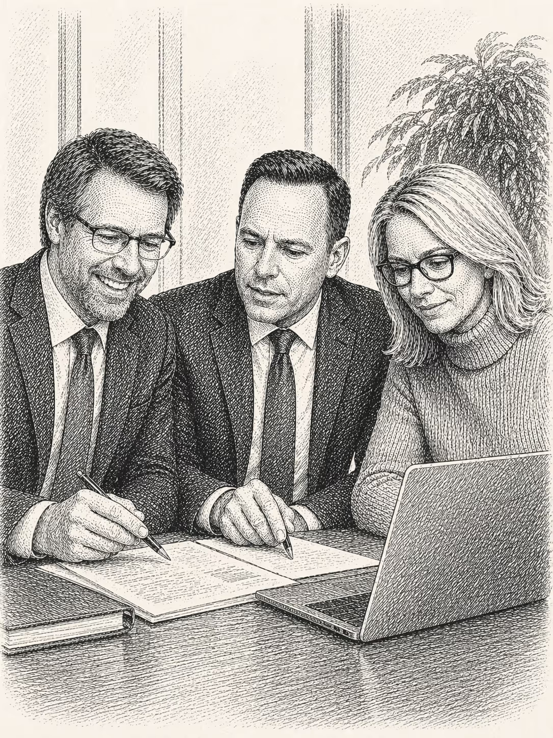 The Intellicapital team — Michael McAlpin, Rob Fremont, and Karin Getka